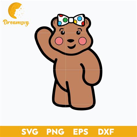 Pudsey Bear Blush SVG Children In Need SVG, Cartoon SVG. – DreamSVG Store