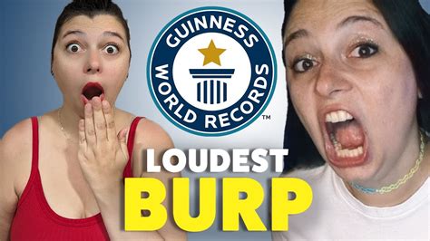 I Have The World's Loudest Burp! - Guinness World Records - YouTube