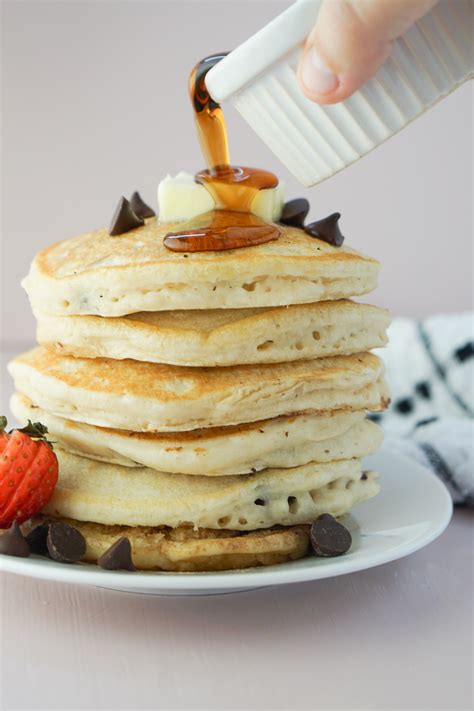 Vegan Chocolate Chip Pancakes