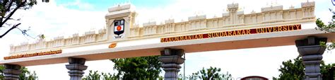 Manonmaniam Sundaranar University, Directorate of Distance and ...