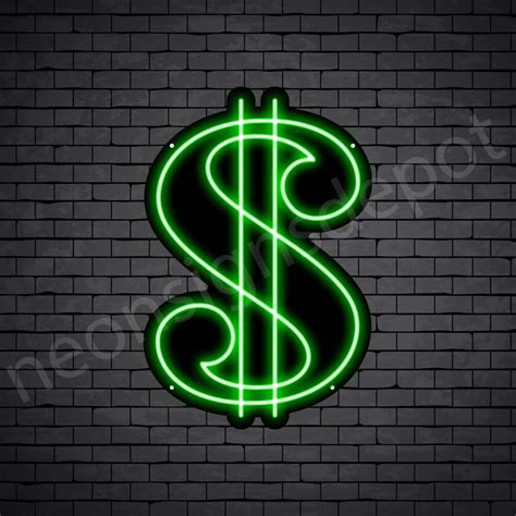 Dollar Symbol Neon Sign - Neon Signs Depot