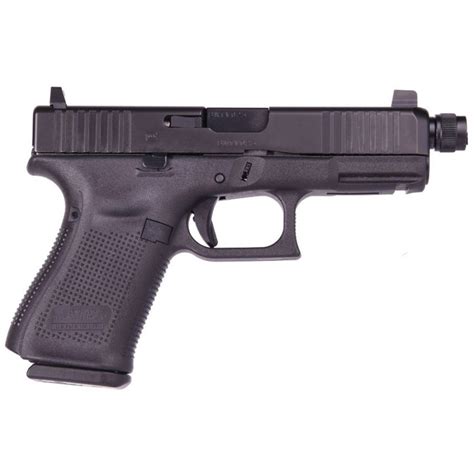 Glock 19 Gen5 9mm with Threaded Barrel, Suppressor Sights • Cross Hairs ...