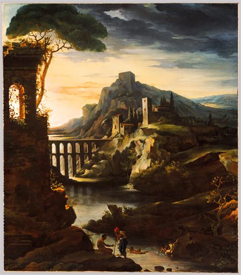 Evening: Landscape with an Aqueduct | Théodore Gericault | 1989.183 ...