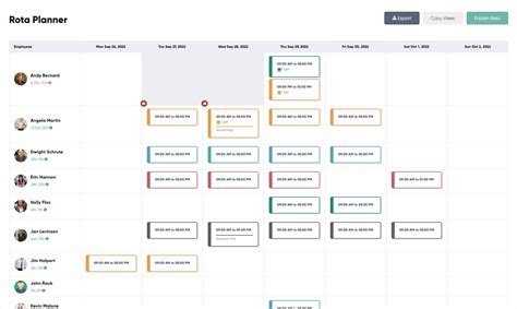 Free Weekly Staff Rota Templatesin Microsoft Excel, Google Sheets and PDF