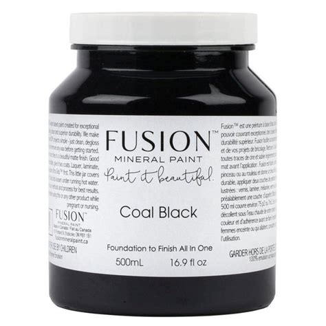 Coal Black Fusion Mineral Paint @ The Painted Heirloom