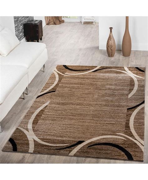 Paco Living-Room Rug Sinai Modern Border Design - 32'' X 59'' & Reviews ...