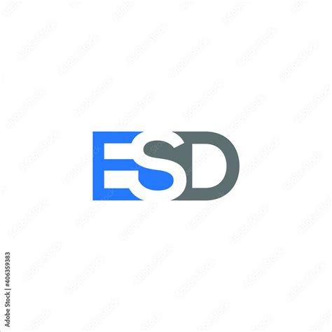 ESD logo ESD icon ESD vector ESD monogram ESD letter ESD minimalist ESD ...