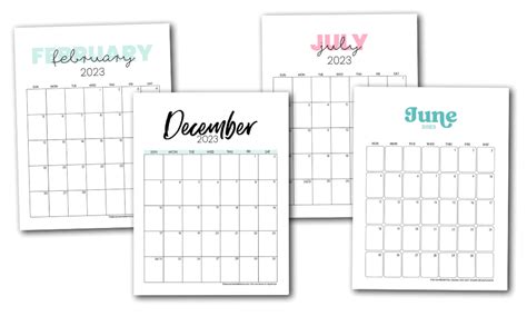 Free Printable 2023 Calendar Printable PDF Template