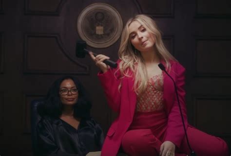 Sabrina Carpenter Makes A Winning Court Case In “Sue Me” Music Video ...