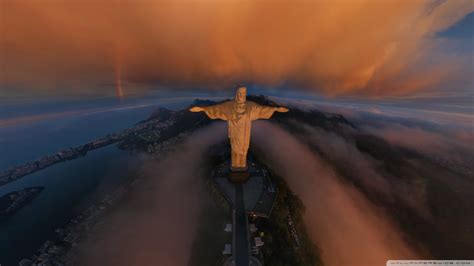 🔥 Download Statue Of Christ The Redeemer Rio De Janeiro Brazil 4k HD by ...