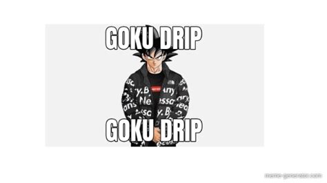 Goku Drip Meme Template