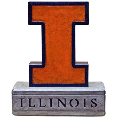 Illinois Fighting Illini Mascot Garden Statue