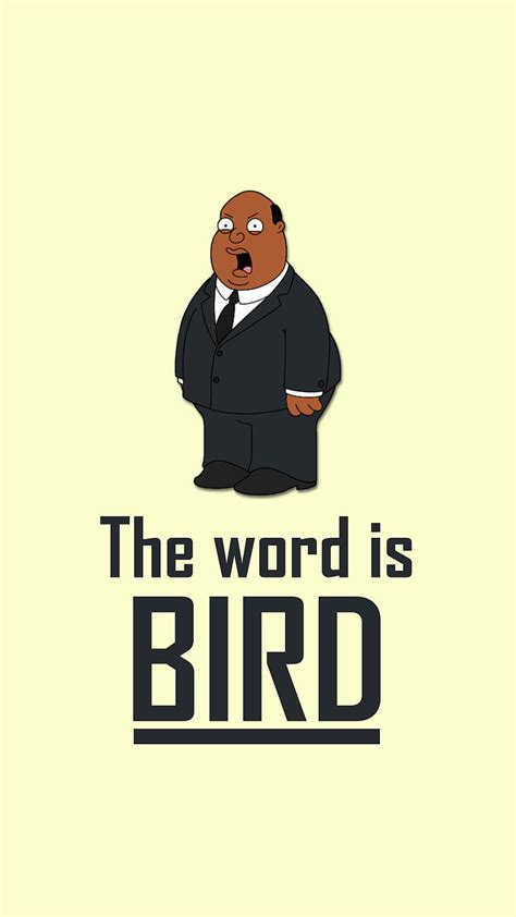 Family Guy Ollie, bird is the word, funny, williams, HD phone wallpaper ...