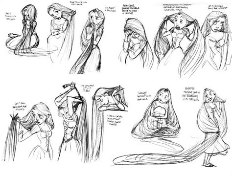 Glen Keane | Visual development for Rapunzel (c) Disney's Tangled | My ...