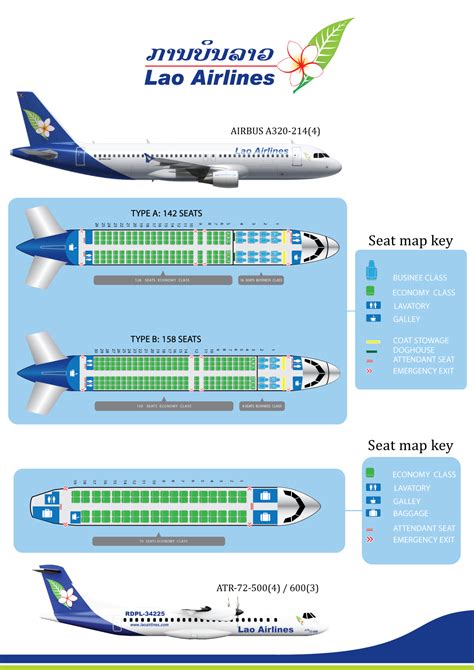 Aircraft Layout (Seat Maps) - Lao Airlines Official Website