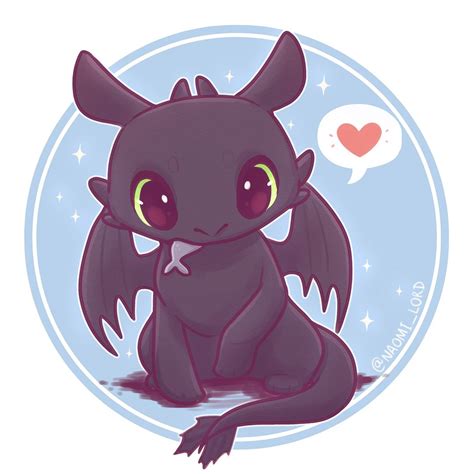 Toothless! Thought I’d show the process of how I drew this lil guy ...