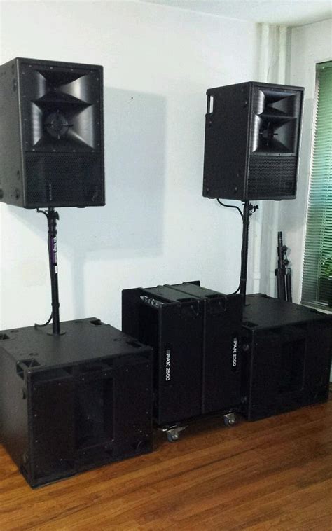 KV2 Audio (2) ES 1.0 Speakers & (2) ES 2.5 dual 15 Subs w (2) EPAK 2500 ...