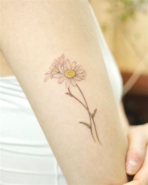 Daisy tattoo ideas for women photos