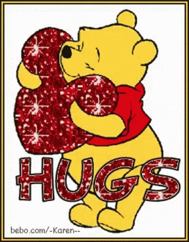 Sending Big Hugs Pooh GIF - Sending Big Hugs Pooh Hug - 发现和分享 GIF