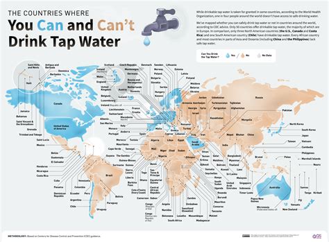 Where is Tap Water Safe (and Unsafe) to Drink? - Vivid Maps