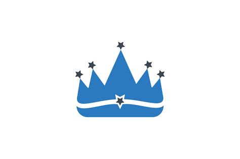 Blue Crown Flat Vector Icon Graphic by riduwanmolla · Creative Fabrica