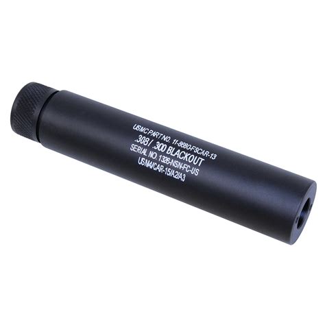 AR .308 .300 Blackout Cal 6.0'' Fake Suppressor in Anodized Black ...