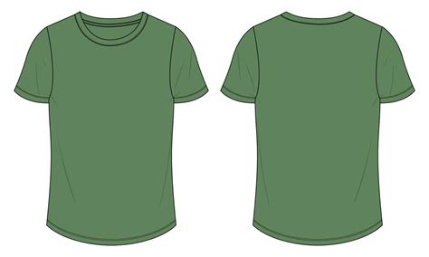 Green T Shirt Template Vector Art, Icons, and Graphics for Free Download