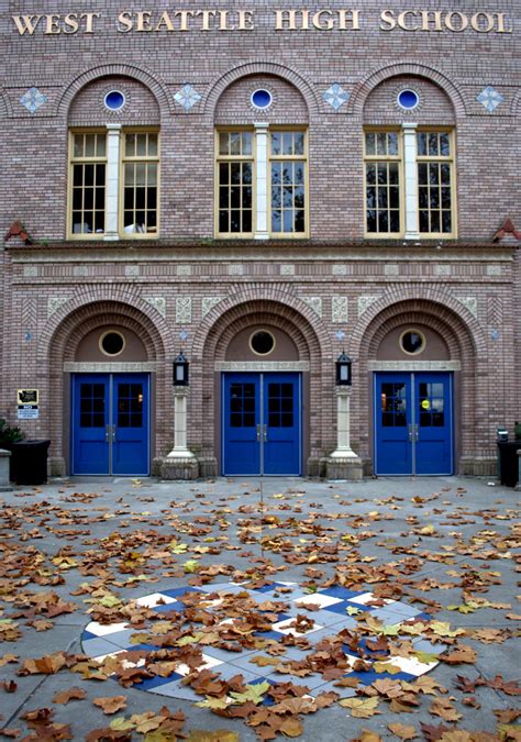 West Seattle High School: Main Entrance Detail | Joe Wolf | Flickr