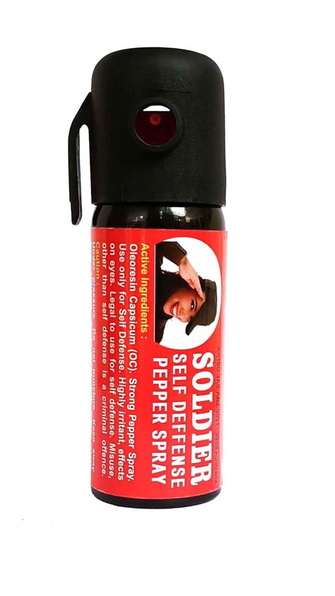 Buy Soldier Self Defense Pepper Spray for Women Safety/Protection (Red ...