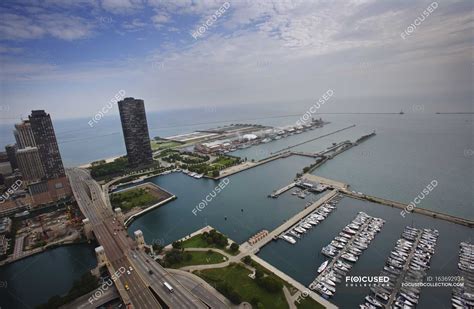 Aerial view of Harbor — wet, U S - Stock Photo | #163692934