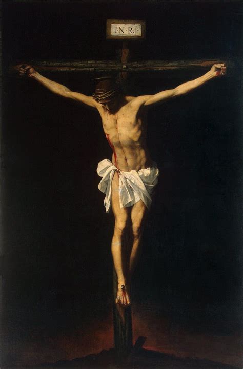 Alonso Cano. Cristo en la cruz.S. XVII Crucifixion Painting ...