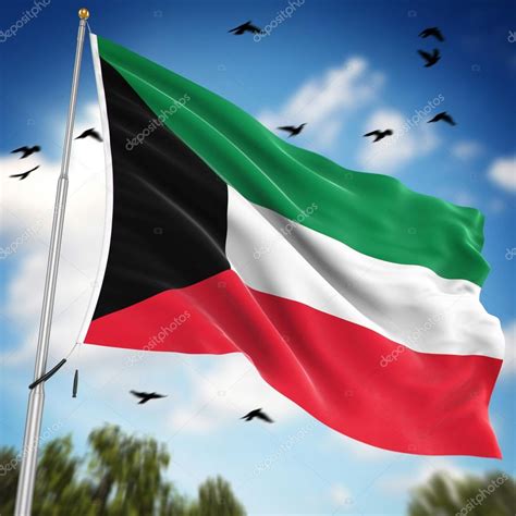 Flag of Kuwait ⬇ Stock Photo, Image by © adempercem #82166456