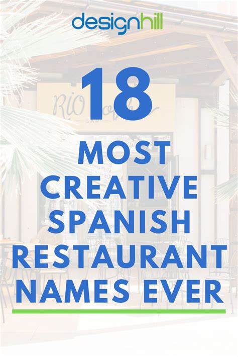 18 Most Creative Spanish Restaurant Names Ever | Restaurant names ...