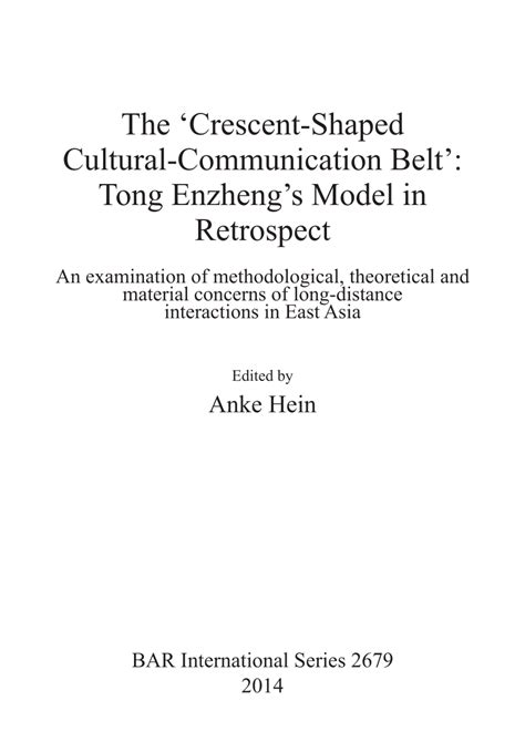 (PDF) Diffusionism, Migration, and the Archaeology of the Chinese ...