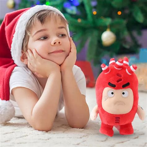 ODDBODS PLUSH STUFFED Toys 18CM Mini Figurines for Boys and Girls (Red ...