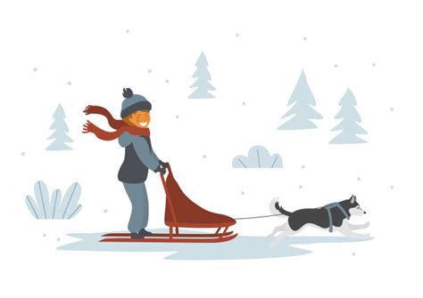 Sled Dog Race Illustrations, Royalty-Free Vector Graphics & Clip Art ...