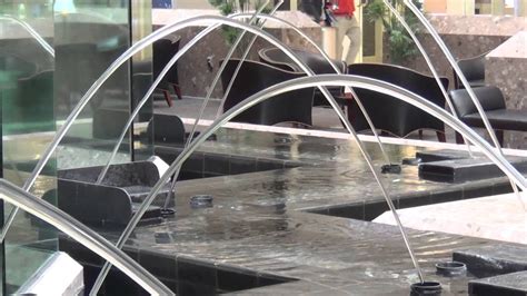 Jumping fountains at MacArthur Mall - YouTube