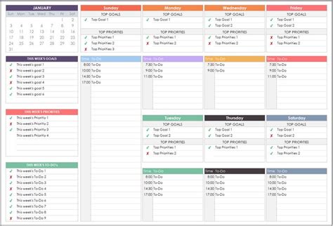 2024 Dated Weekly Planner Excel Template 2024 Editable - Etsy | Excel ...