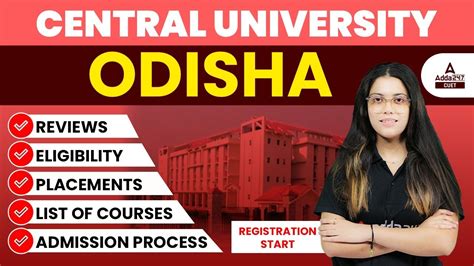 Central University of Odisha Admission 2022 | Eligibility, List of ...