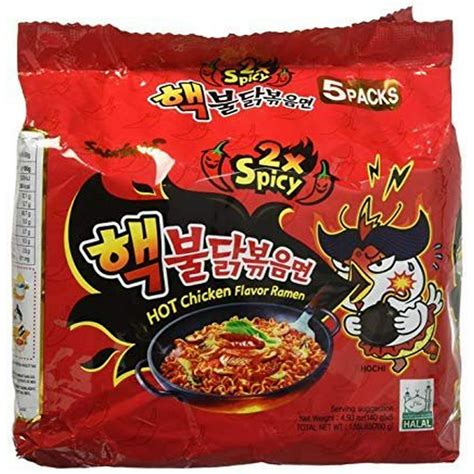 Samyang 2X Spicy Hot Chicken Flavor Ramen_KOREAN SPICY NOODLE (140g ...