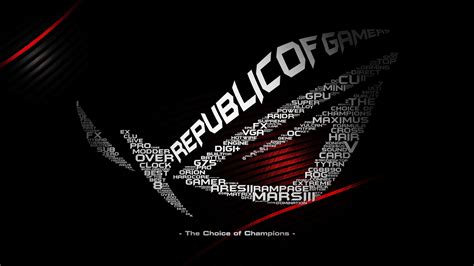 Republic of Gamers HD Wallpaper - WallpaperSafari