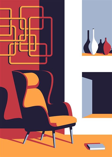 Illustrations sur le design rétro par Jeremy Booth | Flat design ...