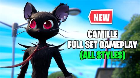 Fortnite Camille Skin Gameplay - Full Set & All Styles (Fortnite Battle ...