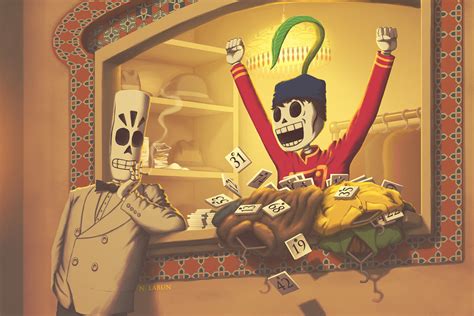 ArtStation - Grim Fandango Fan Art - Manny and Lupe