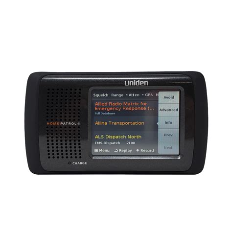 HomePatrol 2 Police Scanner | Uniden Digital Base Scanner