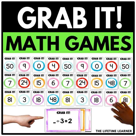 Fun Math Games for Elementary Students - The Lifetime Learner