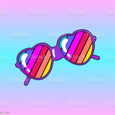 Vintage Heartshaped Glasses Stock Illustration - Download Image Now ...