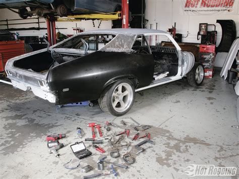 1968 Chevy Nova Project Car Quarter Panel Replacement - Popular Hot ...