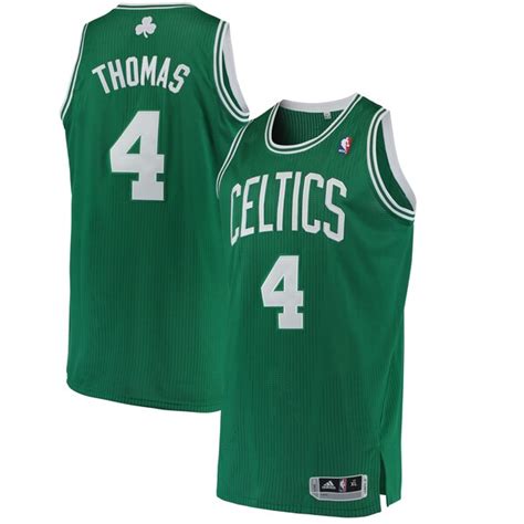 Men's Boston Celtics Isaiah Thomas adidas Kelly Green Road Finished ...