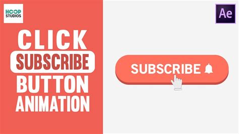 Click Subscribe Button Animation | After Effects Tutorial | YouTube ...